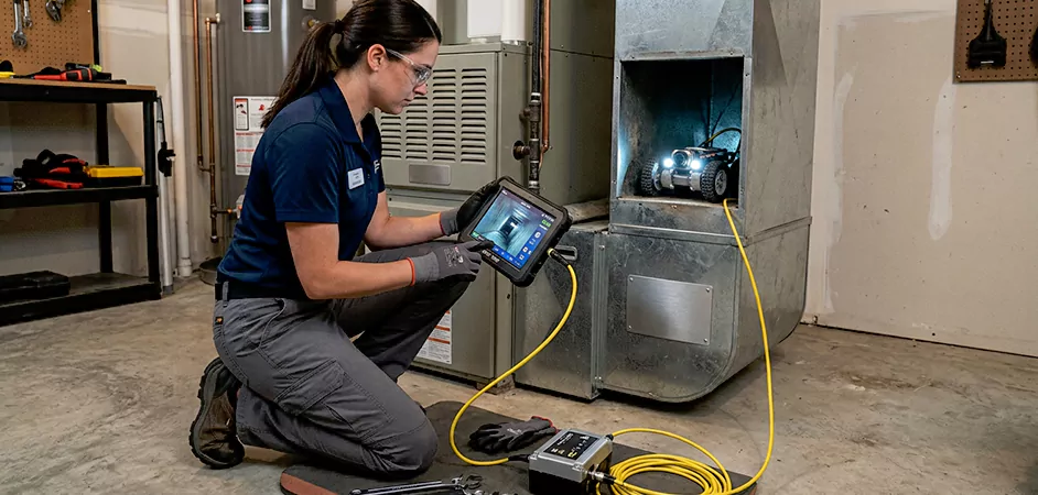 Robotic Duct Inspection in College Station